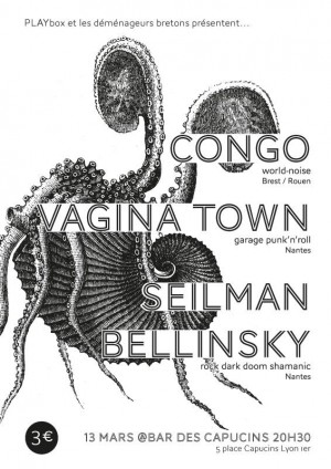 SEILMAN BELLINSKY + CONGO + VAGINA TOWN